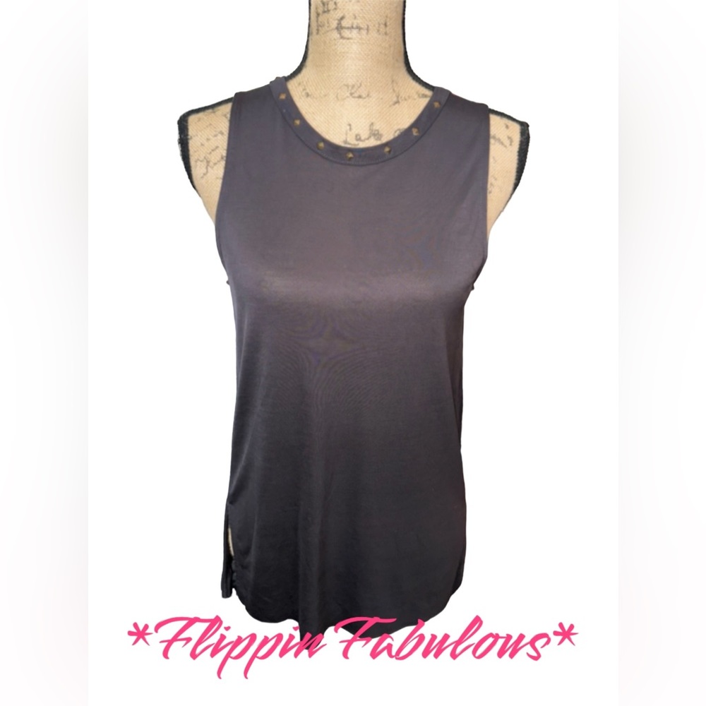 Zara W&B collection ~charcoal Grey Tank Womens size medium